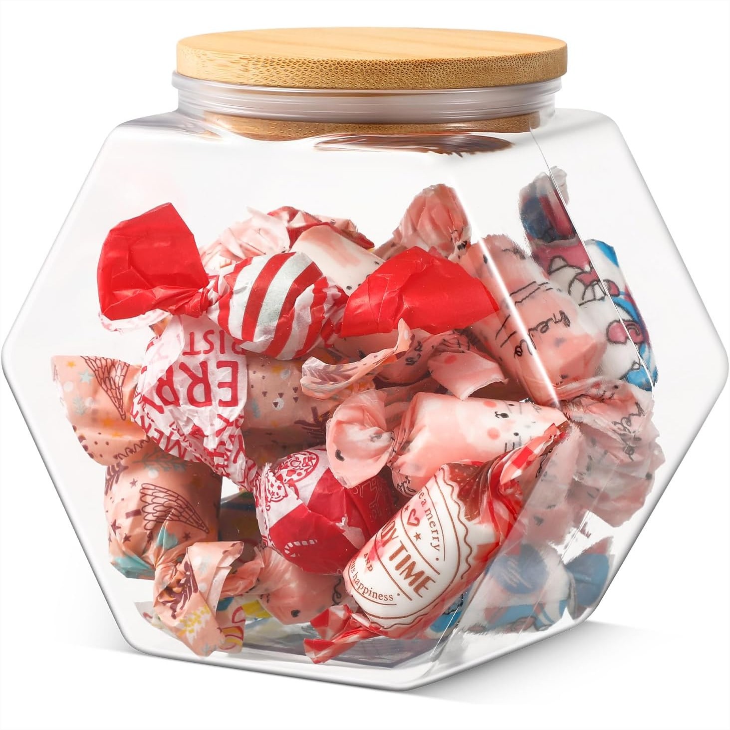 Food Snacks Images - 29 oz Plastic Candy Jar with