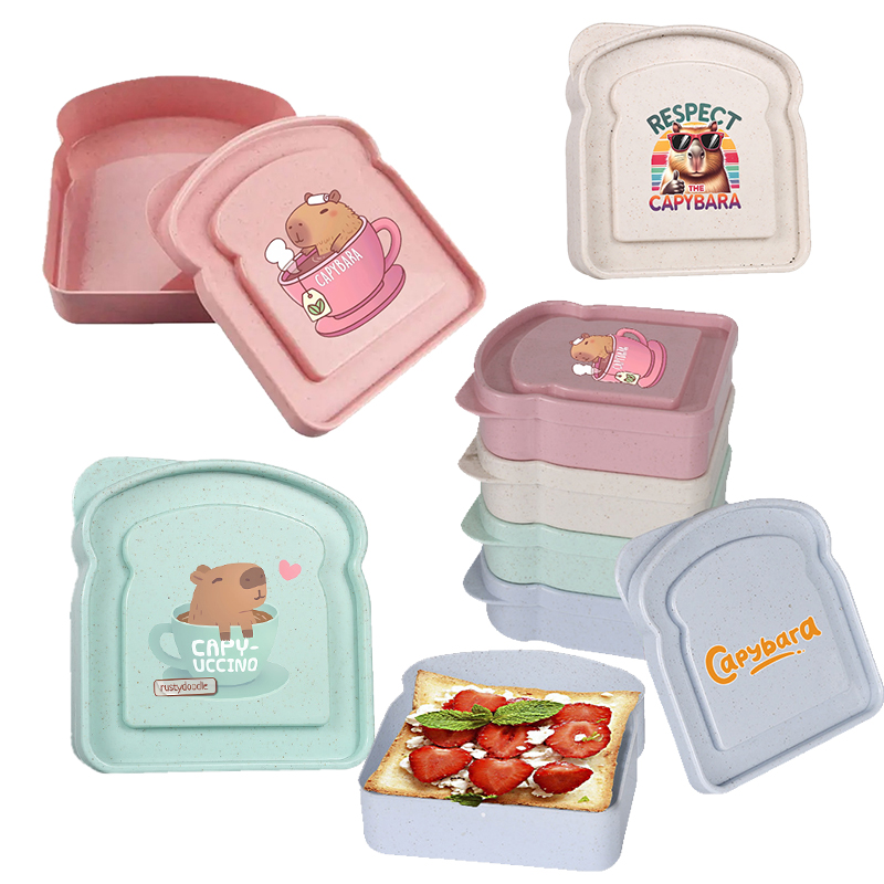 Food Snacks Wholesale - Capybara Sandwich Food Storage Case Container