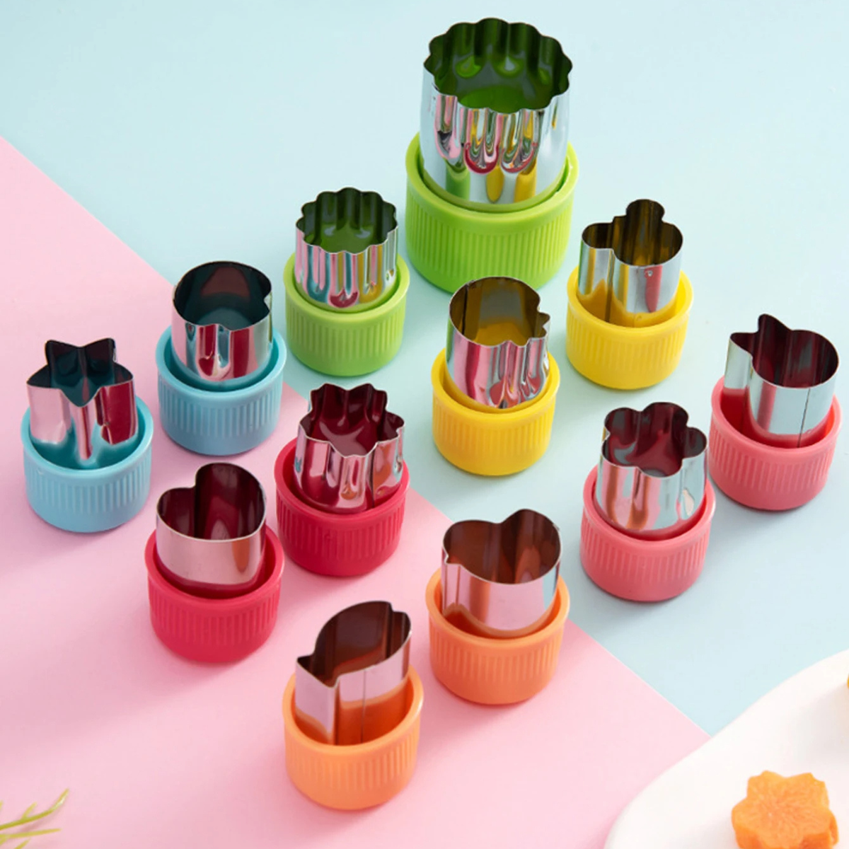 Food Snacks Wholesale - Colorful Cookie Cutter Set, 12pcs Shape