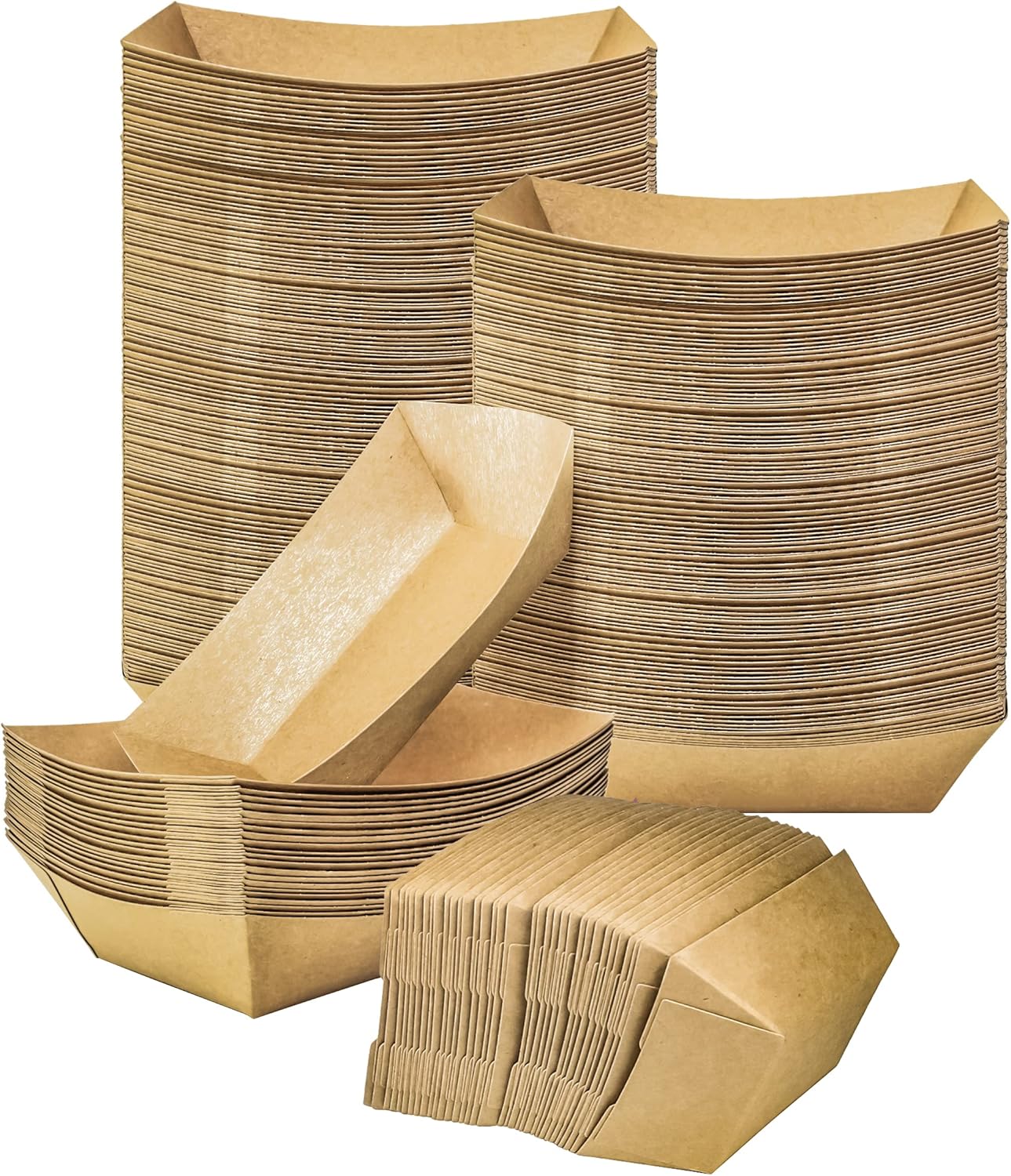 Food Snacks Images - 100 Pack 2lb Paper Food Trays