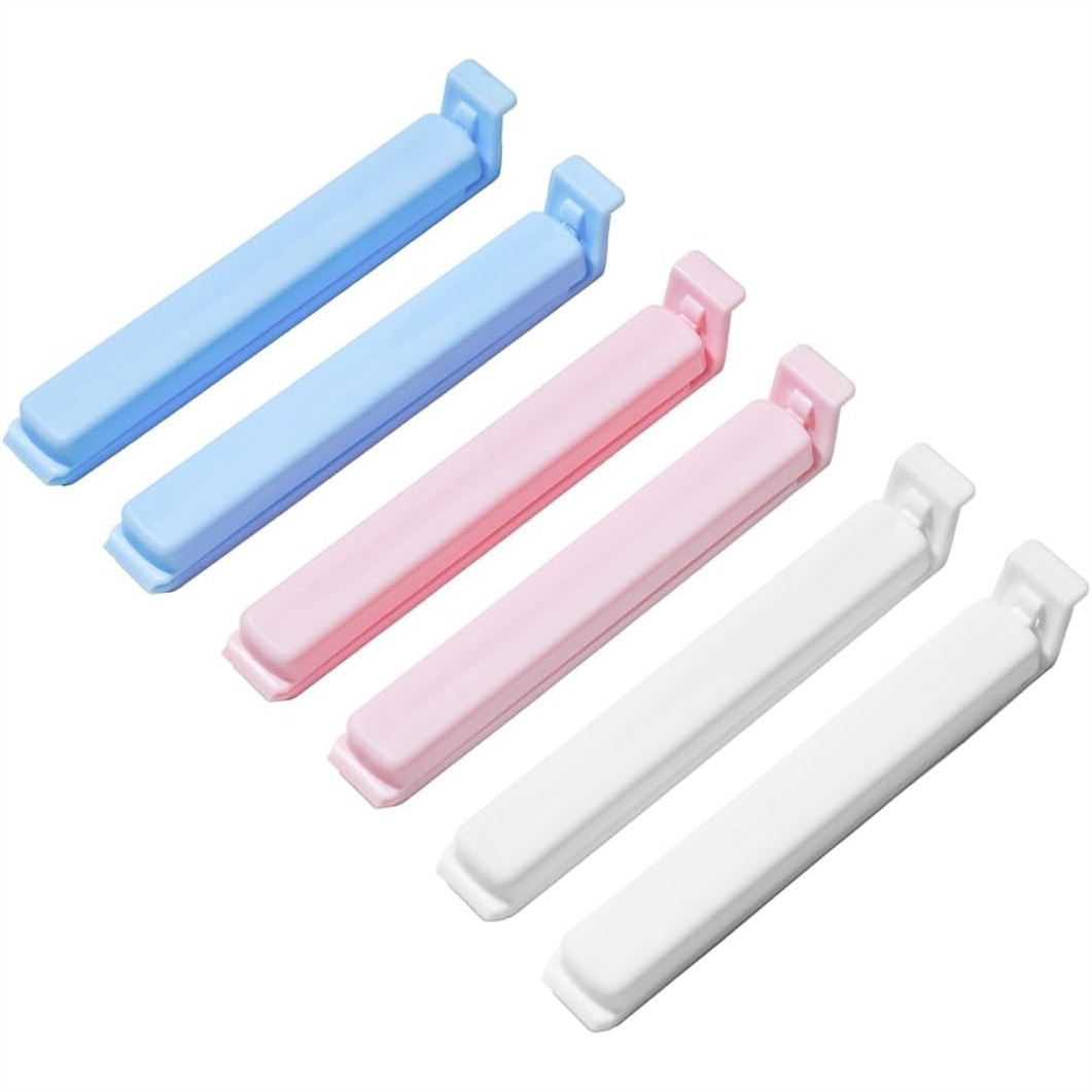 Food Snacks Images - 6 Pack Large Chip Sealing Clips,