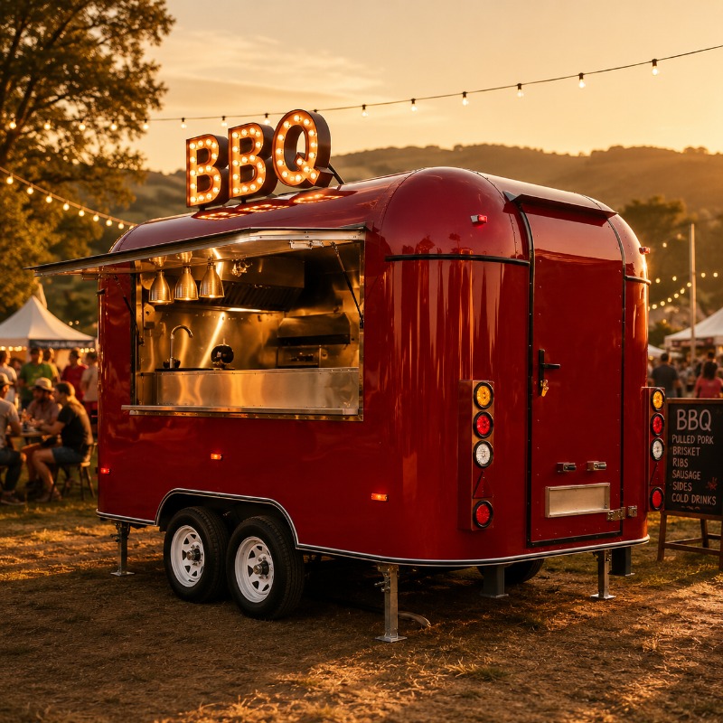 Food In Snacks - Food Truck Trailer Street Catering Customized