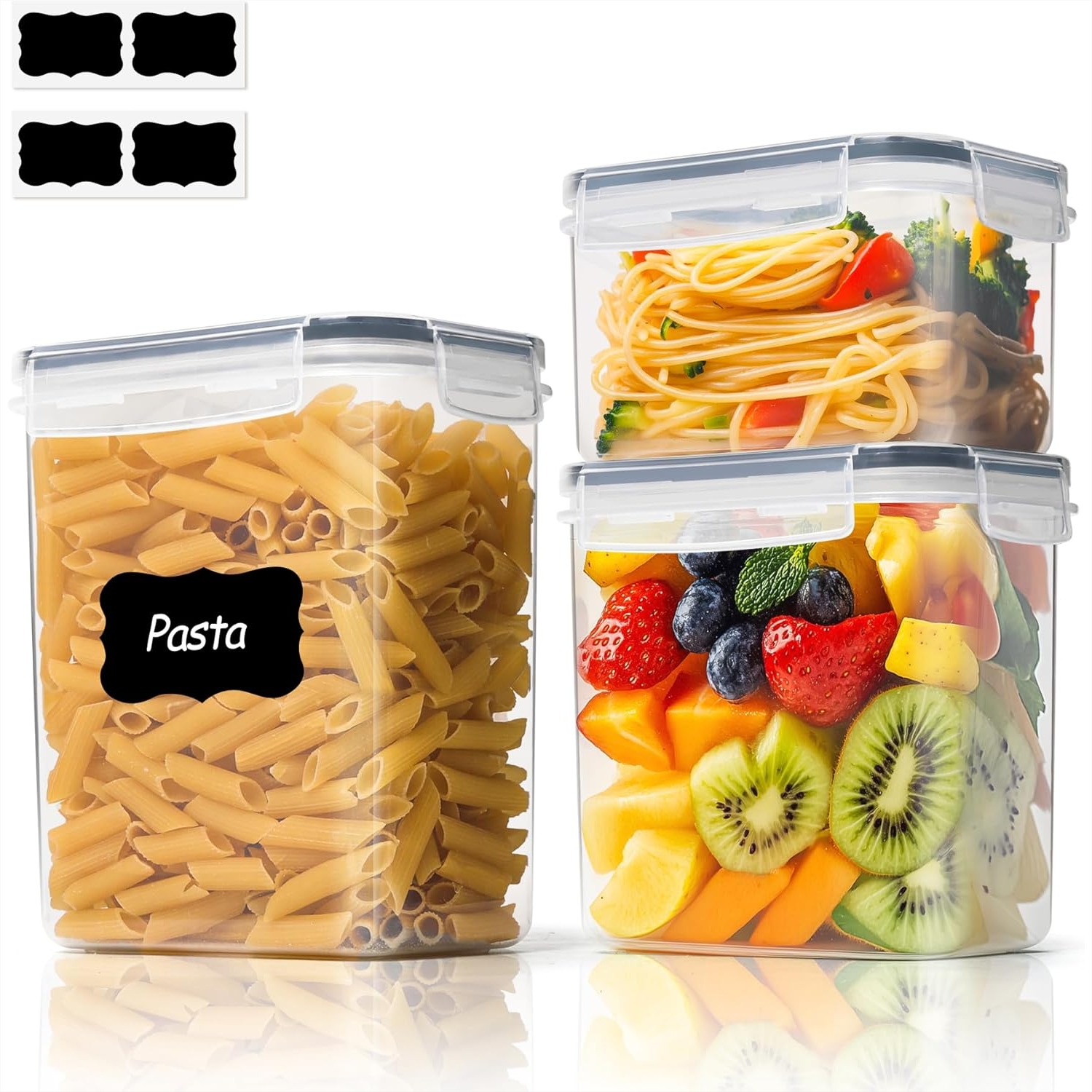 Food Snacks Images - Airtight Food Storage Containers with Lids
