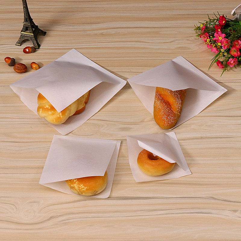 Food Snacks Wholesale - 100pcs Disposable Snack Food Oil-proof Paper