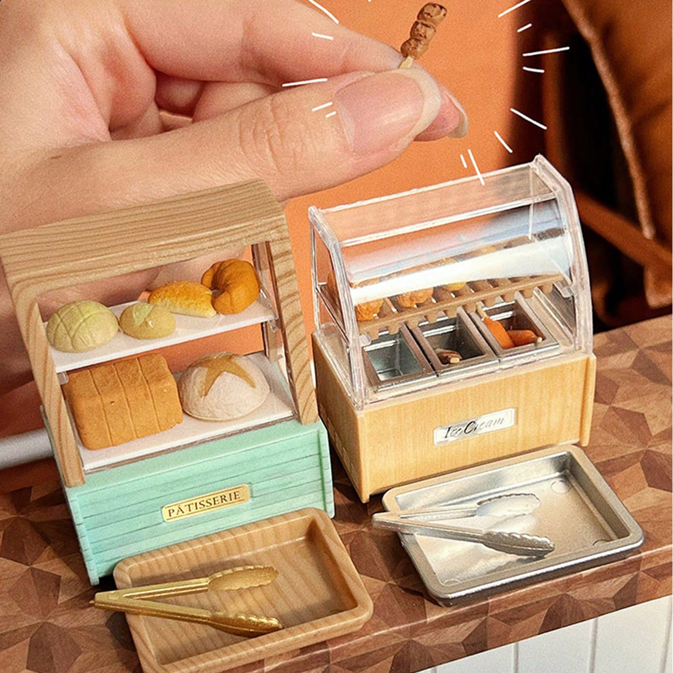 Dollhouse Miniature Bread Cabi - Food In Snacks reseña y precio