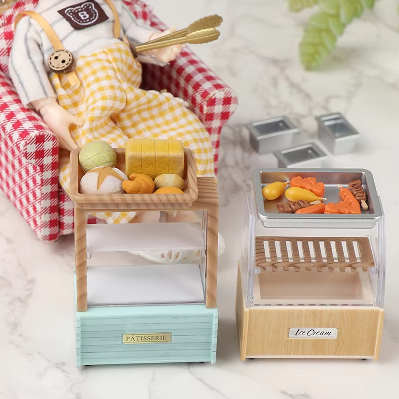 Dollhouse Miniature Bread Cabi - Food In Snacks reseña y precio