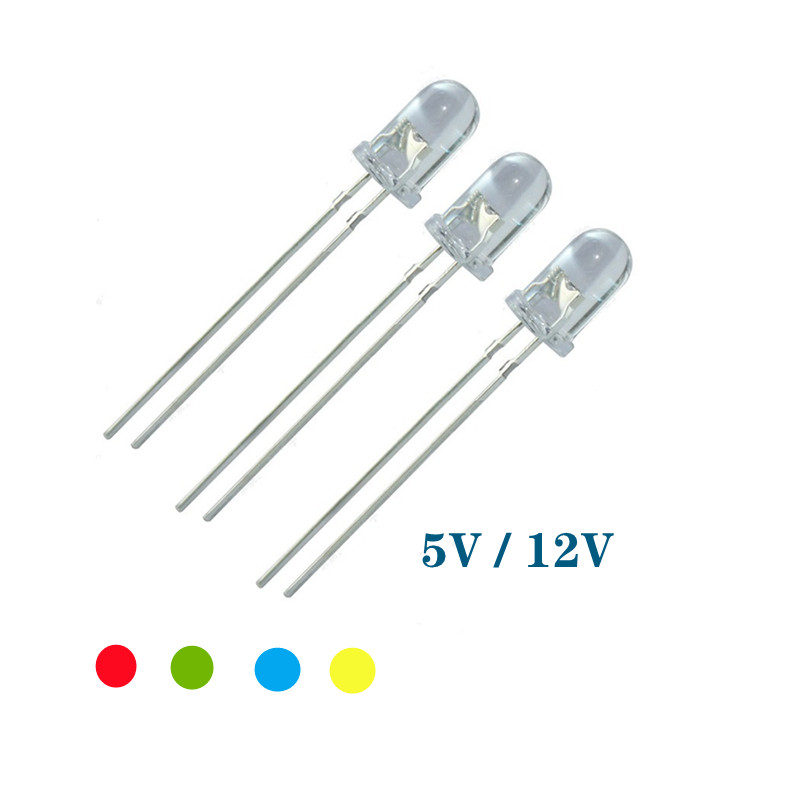 5V 12v LED 5mm 3mm bead SMD f5 - Yellow Food Snacks reseña y precio