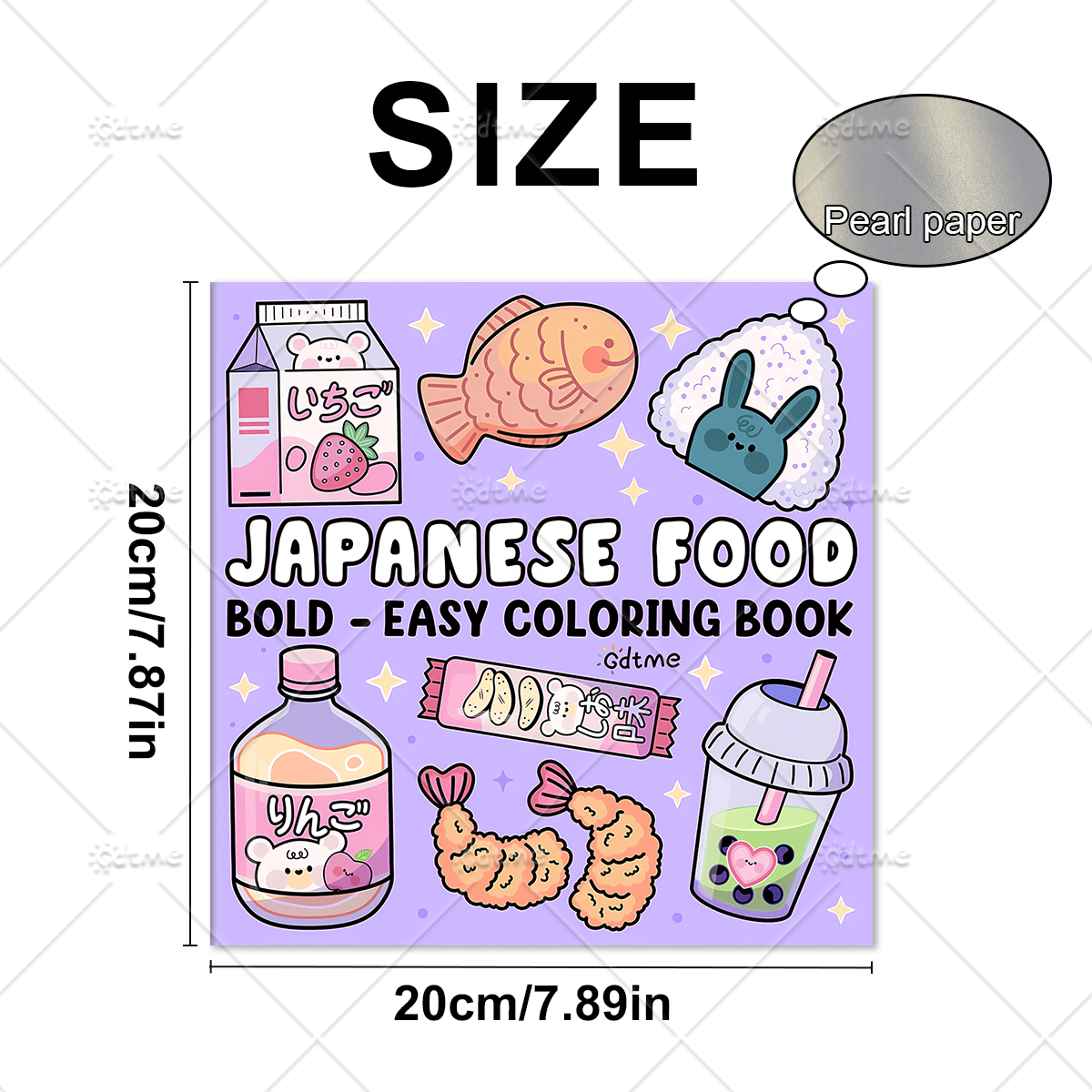 JAPANESE FOOD Bold-easy Patter - Food Y Snacks Coloring Book reseña y precio