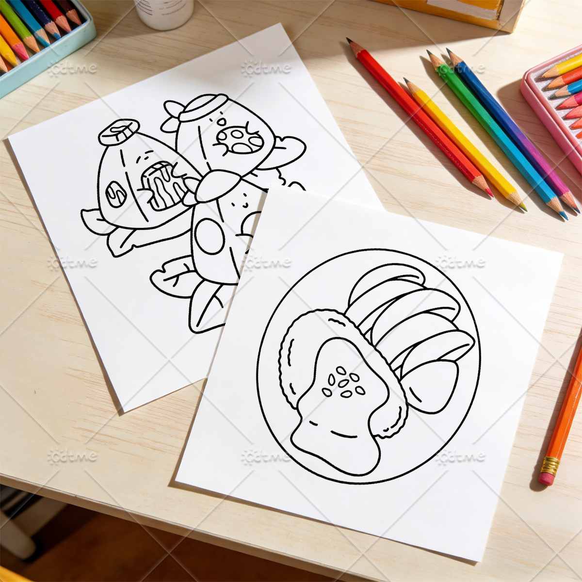 JAPANESE FOOD Bold-easy Patter - Food Y Snacks Coloring Book reseña y precio