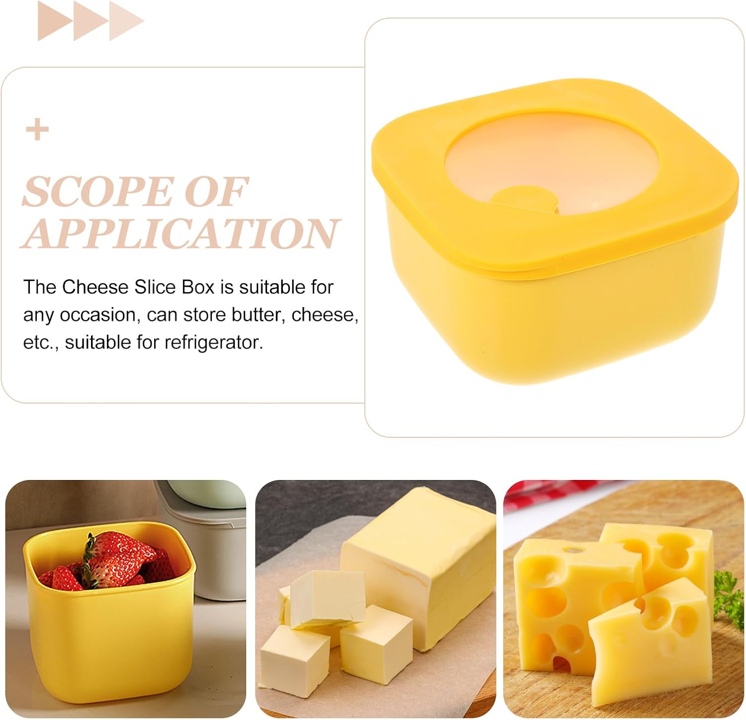4.7 * 2.5'' Sliced Cheese Cont - Yellow Food Snacks reseña y precio