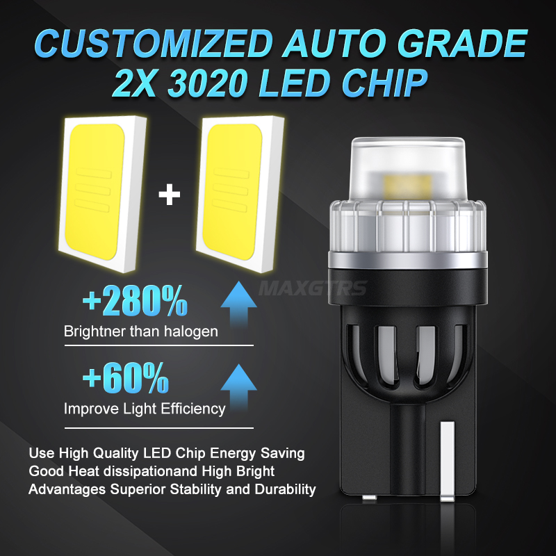 10x T10 W5W 3020 LED SMD Chip  - Yellow Food Snacks reseña y precio