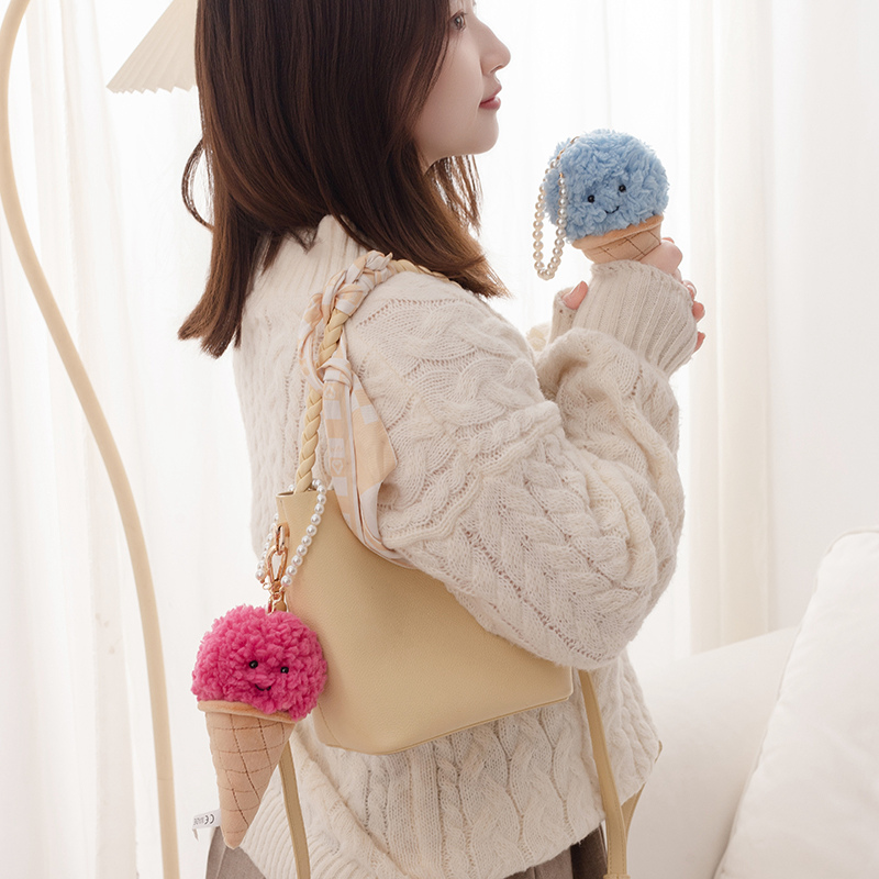 Cute Cartoon Ice cream Plush T - Food Snacks Wholesale reseña y precio
