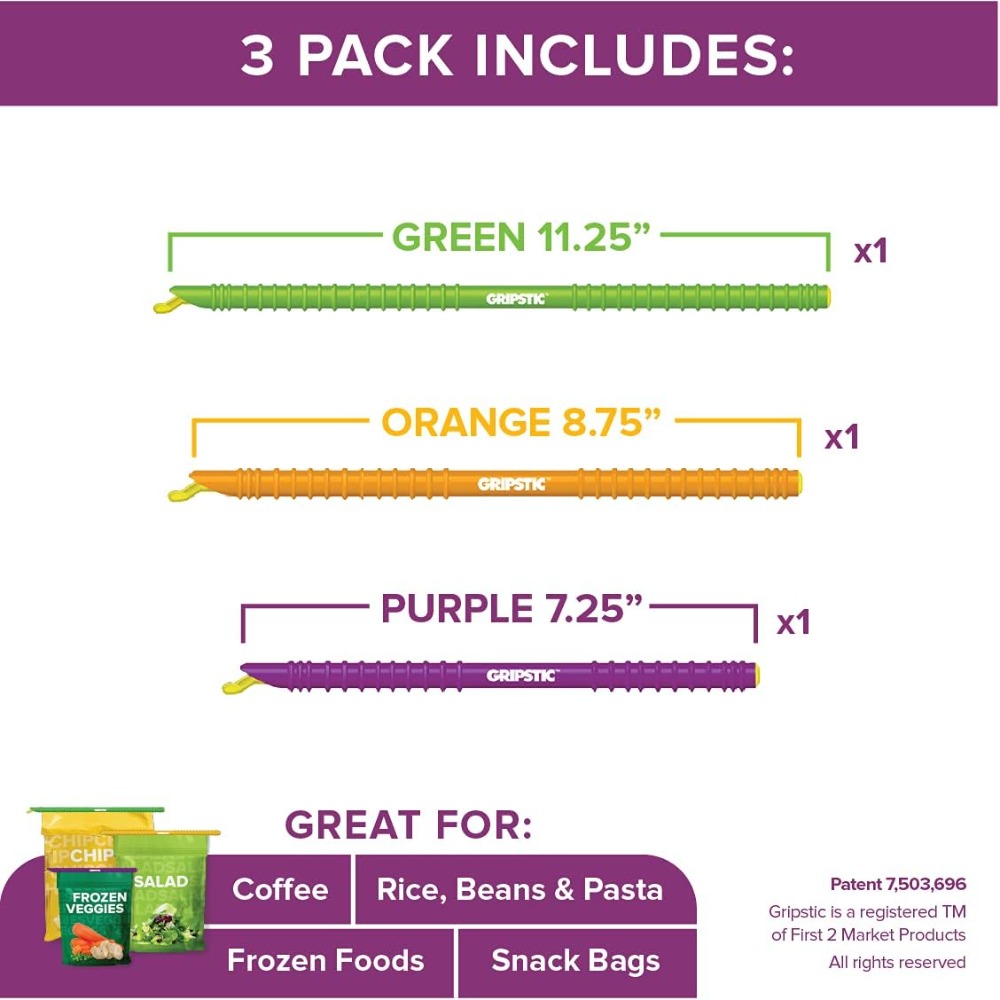 Reusable Bag Sealer Clips - Ai - Zero Food Snacks reseña y precio