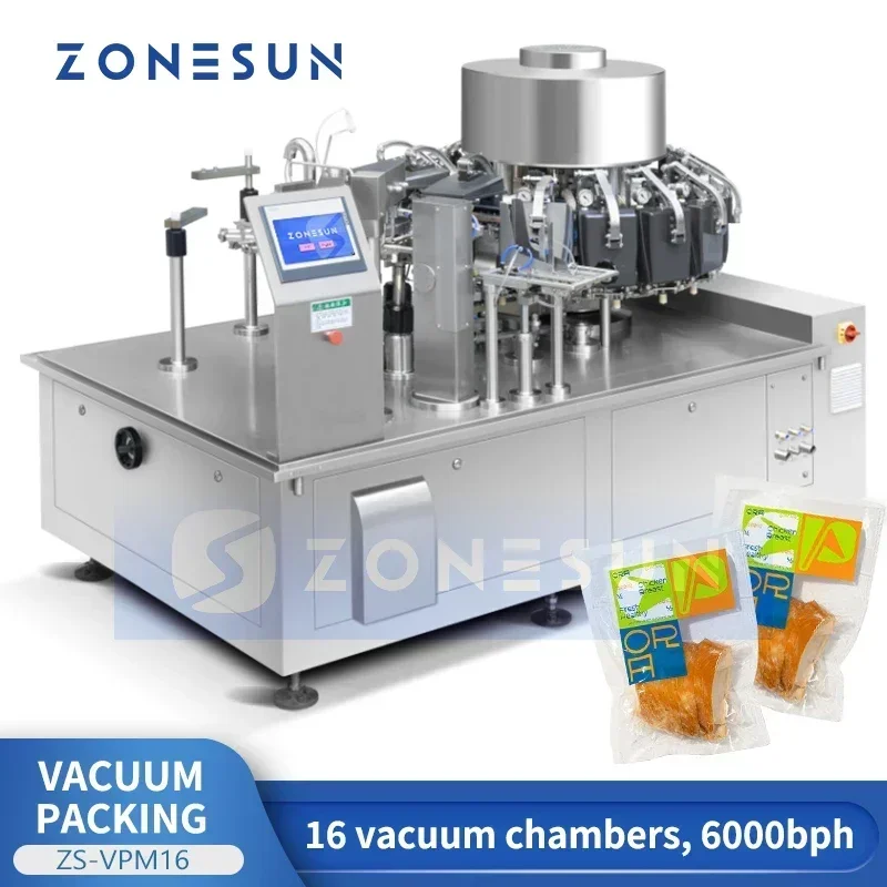 ZONESUN ZS-VPM16 Rotary Vacuum - Food In Snacks reseña y precio