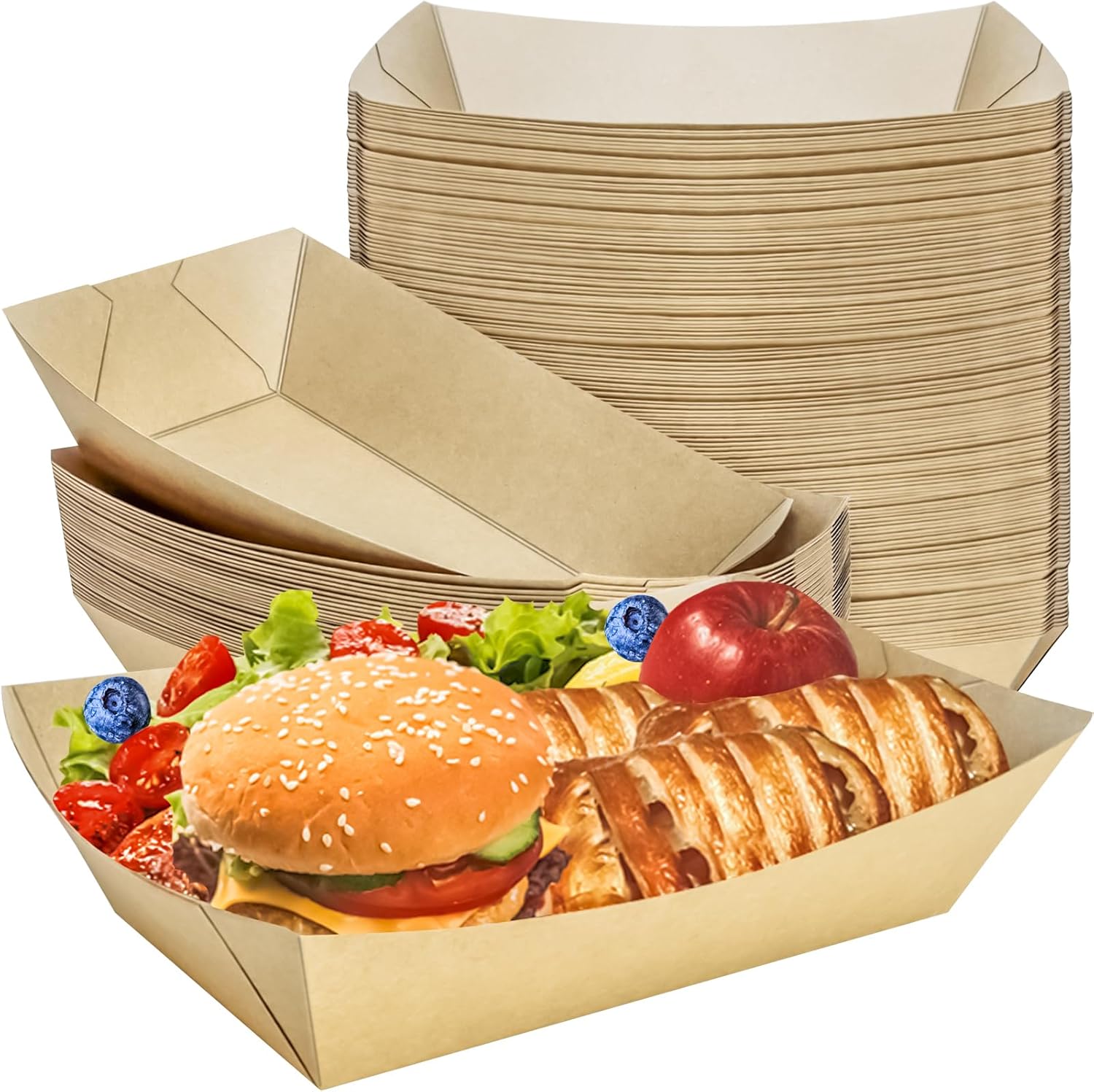 50 Pack 5LB Kraft Paper Food B - Food Snacks Images reseña y precio