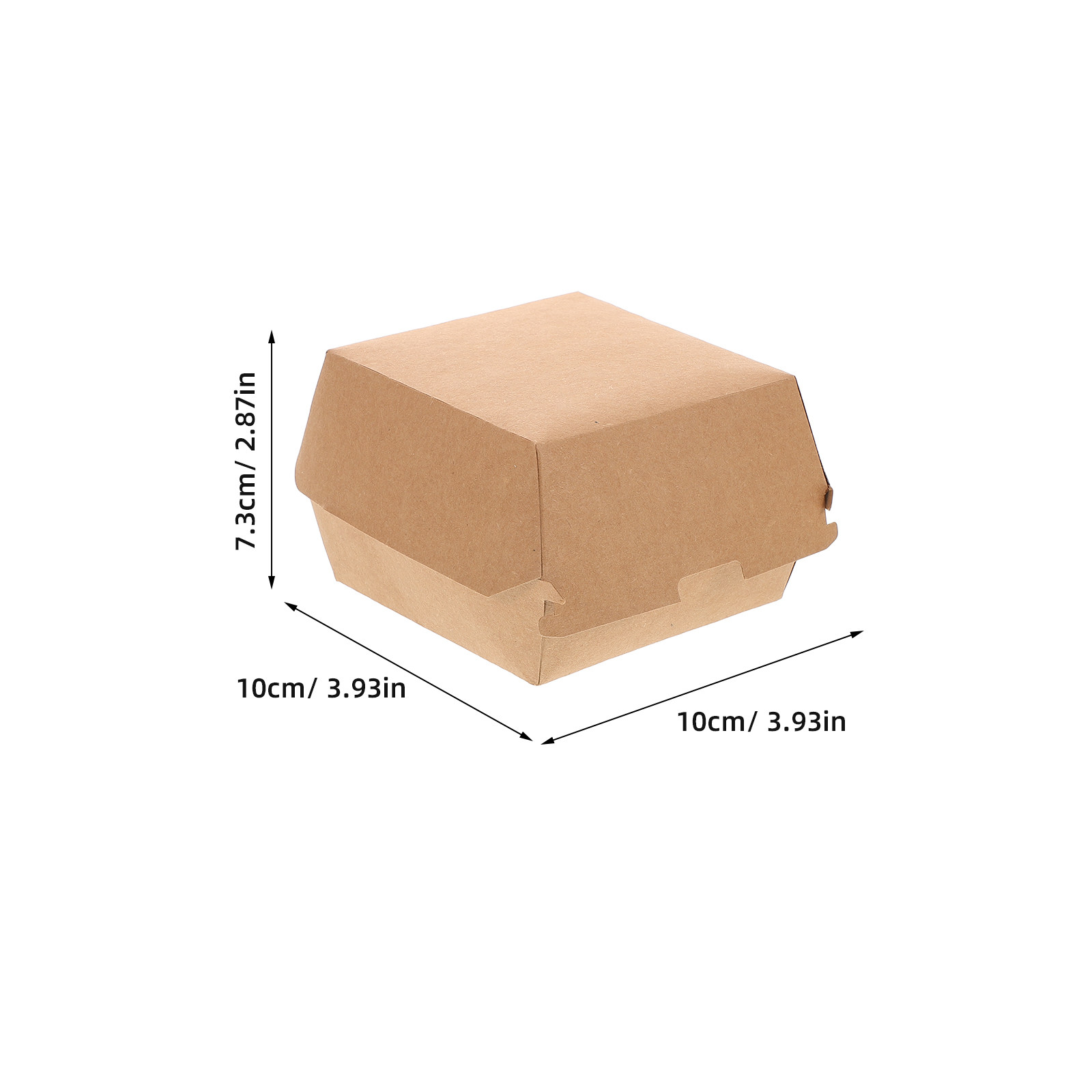30Pcs Burger Boxes Kraft Paper - Food In Snacks reseña y precio