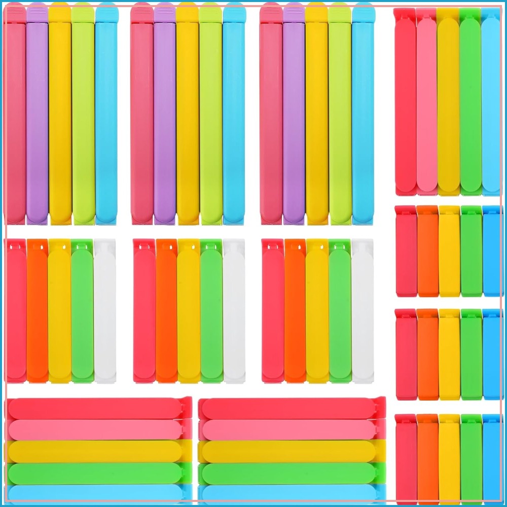 60Pcs Colorful Bag Clips, 4 Si - Food Snacks Images reseña y precio