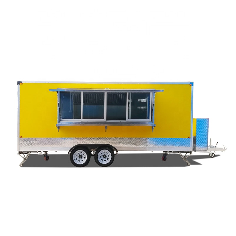 Square Type Food Trailer Custo - Food Energy Snacks reseña y precio