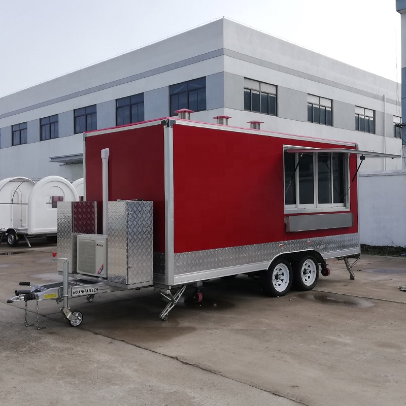 Square Type Food Trailer Custo - Food Energy Snacks reseña y precio