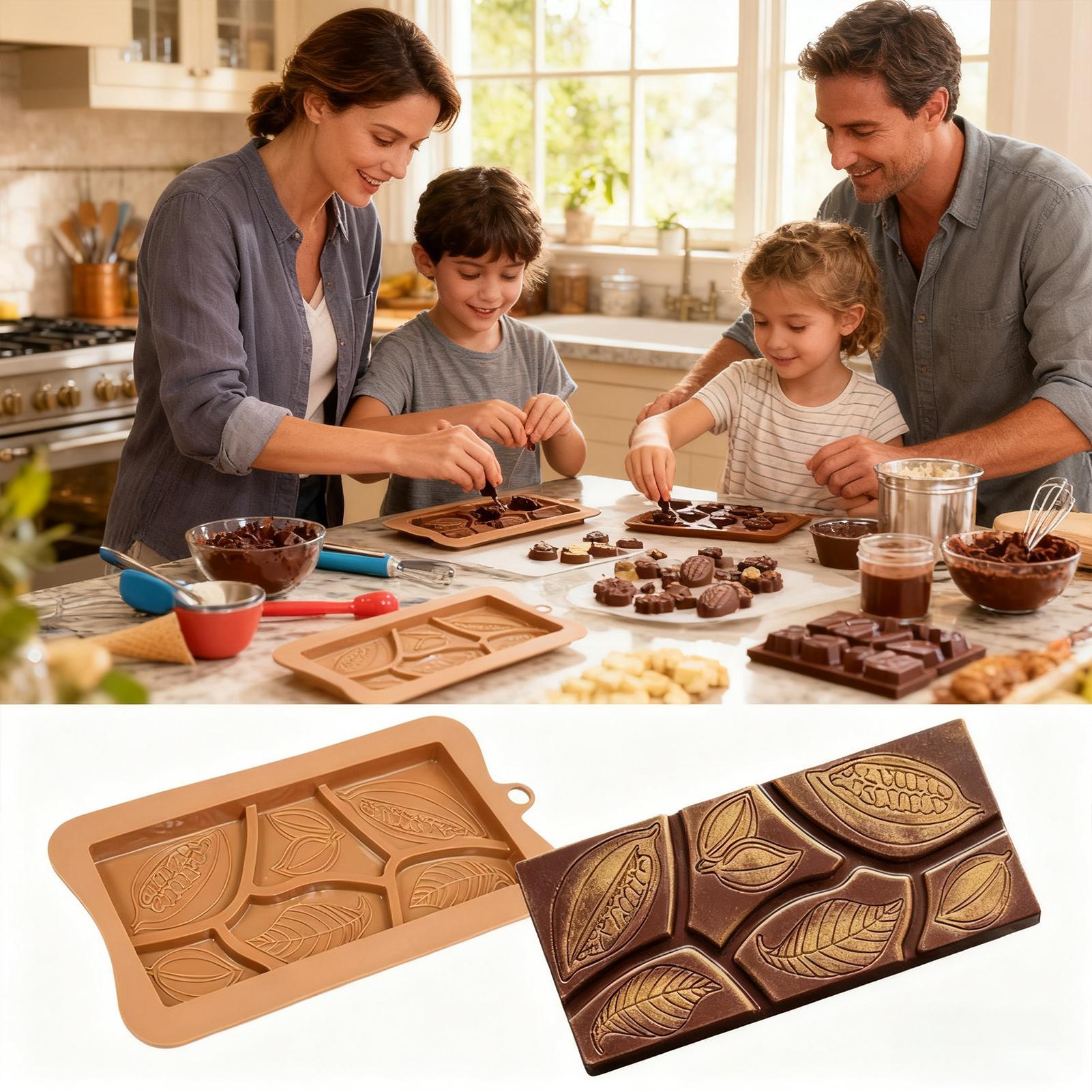 Silicone Chocolate Bar Mold Fo - Food Energy Snacks reseña y precio