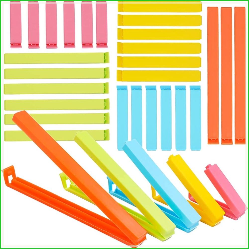 27pcs Plastic Bag Sealing Clip - Food Snacks Images reseña y precio