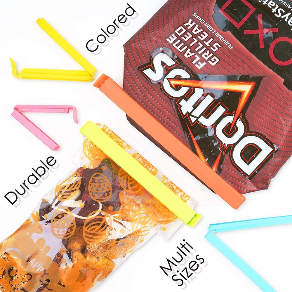 27pcs Plastic Bag Sealing Clip - Food Snacks Images reseña y precio