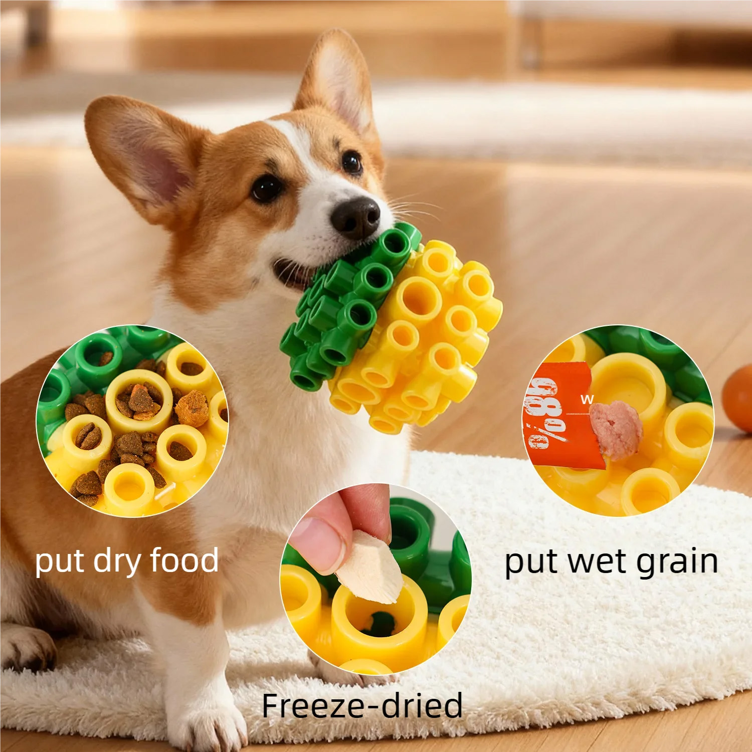 Pet Magic Cube Leaky Food Toy  - Food Energy Snacks reseña y precio