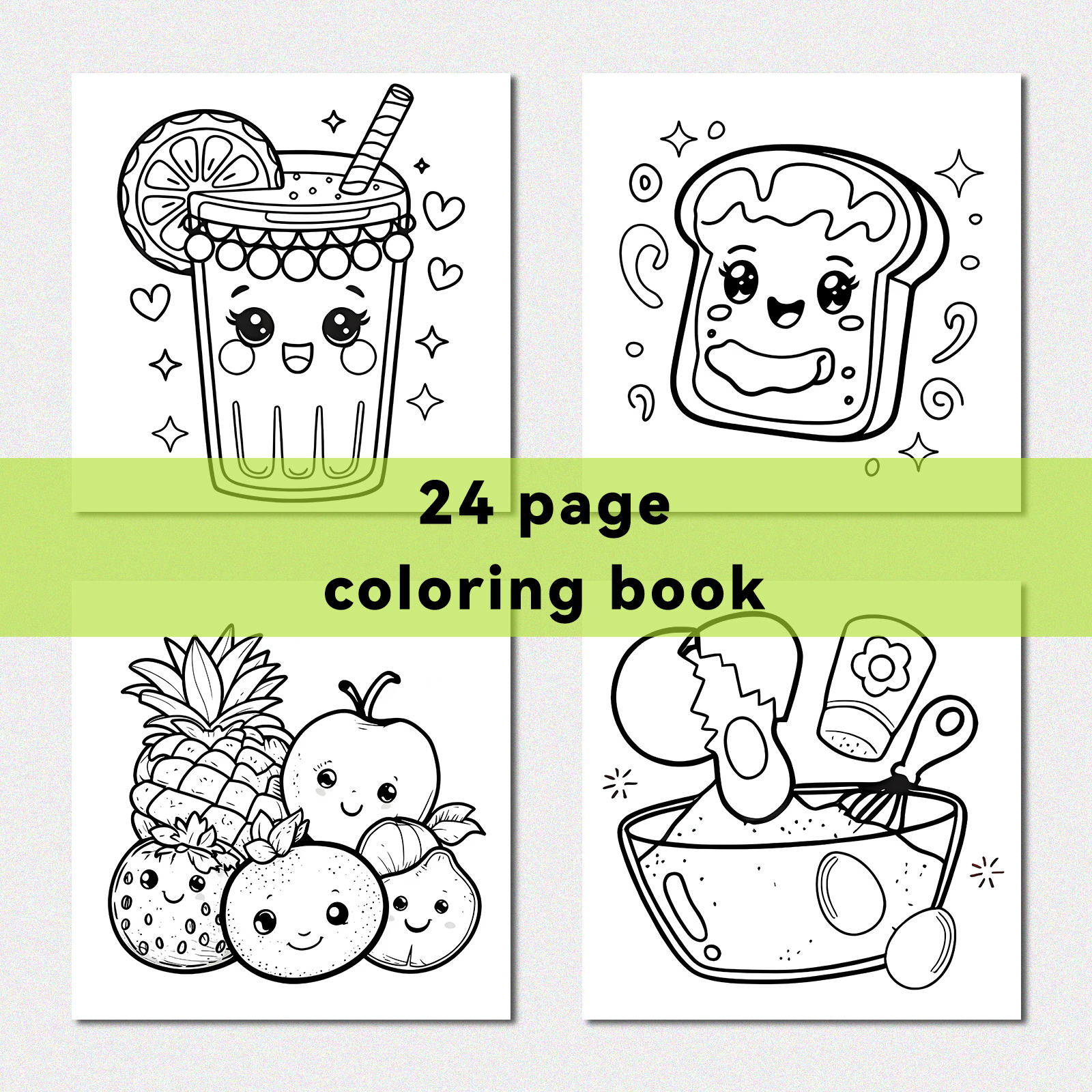 FOOD AND SNACK Coloring Book F - Food Y Snacks Coloring Book reseña y precio