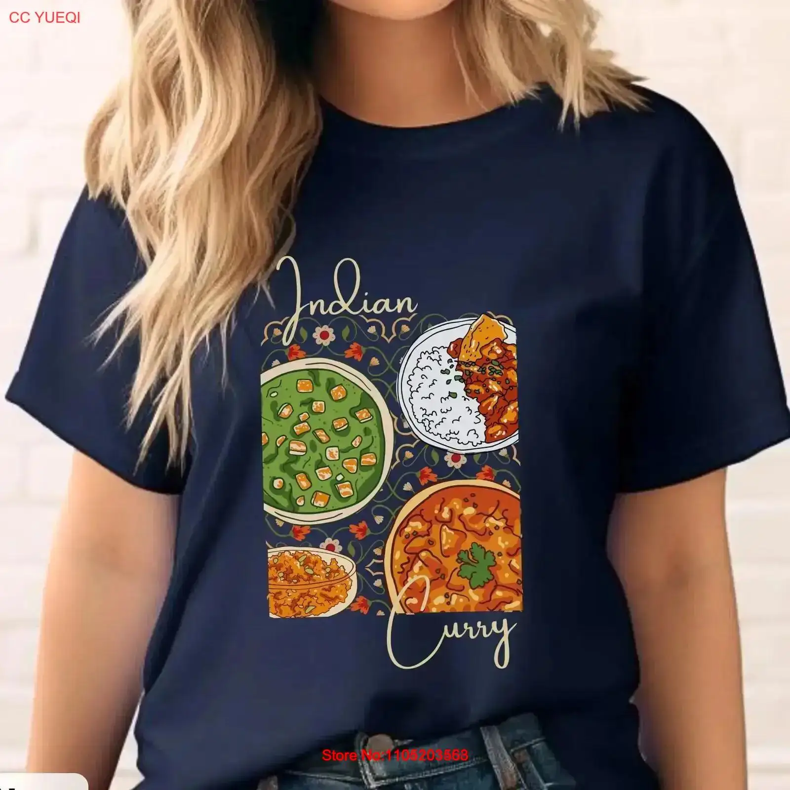 Indian Curry ArT T Shirt Butte - Food Snacks Indian reseña y precio