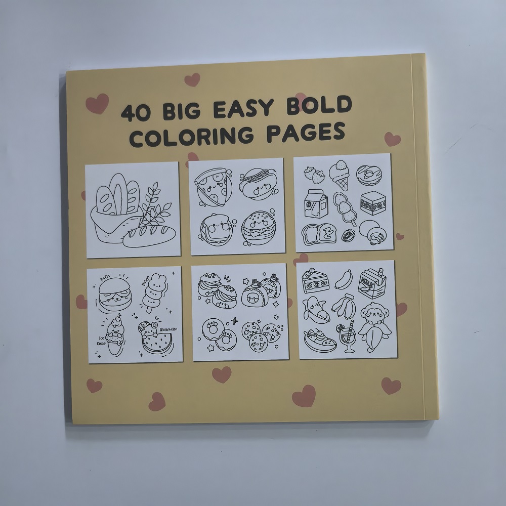 Food Drink & Sweets Easy-bold  - Food Y Snacks Coloring Book reseña y precio