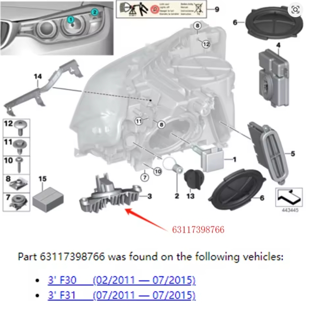 New For bmw F30 F35 2013-2015  - Yellow Food Snacks reseña y precio