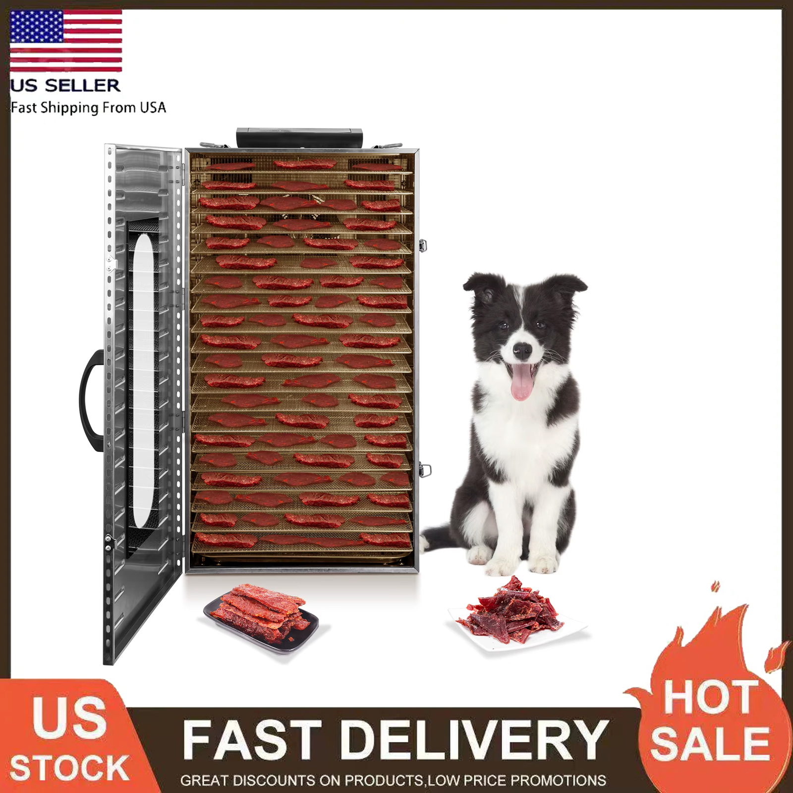 Premium 20-Tier Stainless Stee - Food Energy Snacks reseña y precio