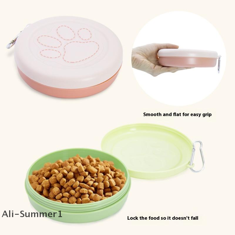【E】1pc Pet Travel Bowl Pet Out - Food E Snacks reseña y precio