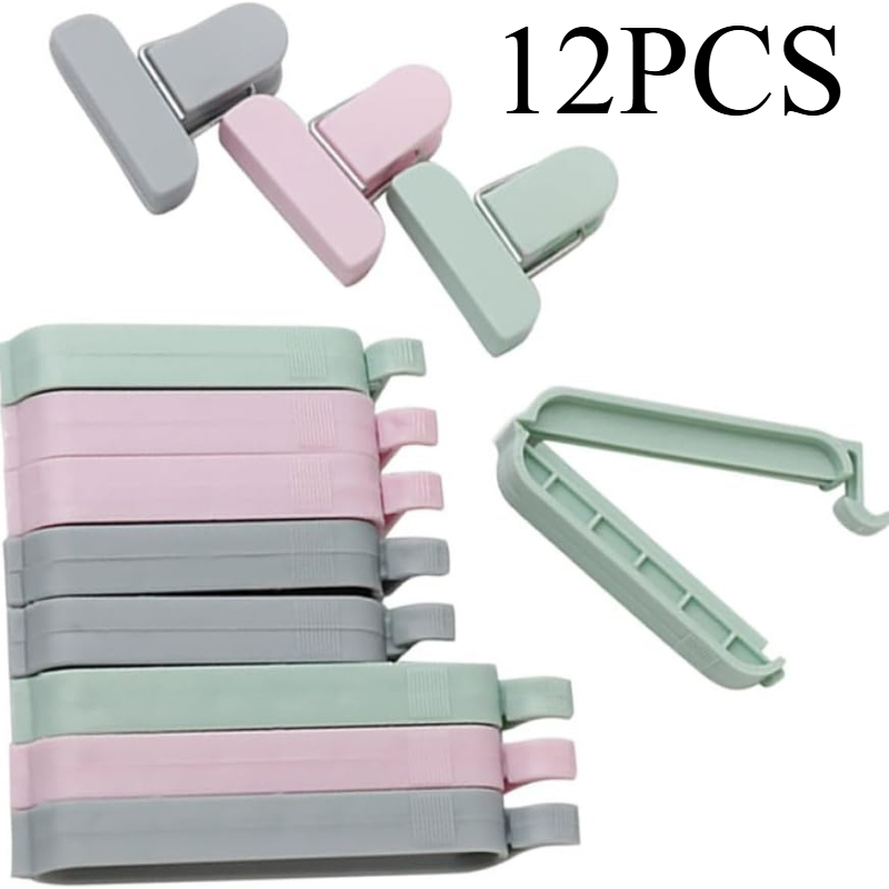 12pcs Mixed Color Plastic Seal - Food Snacks Wholesale reseña y precio