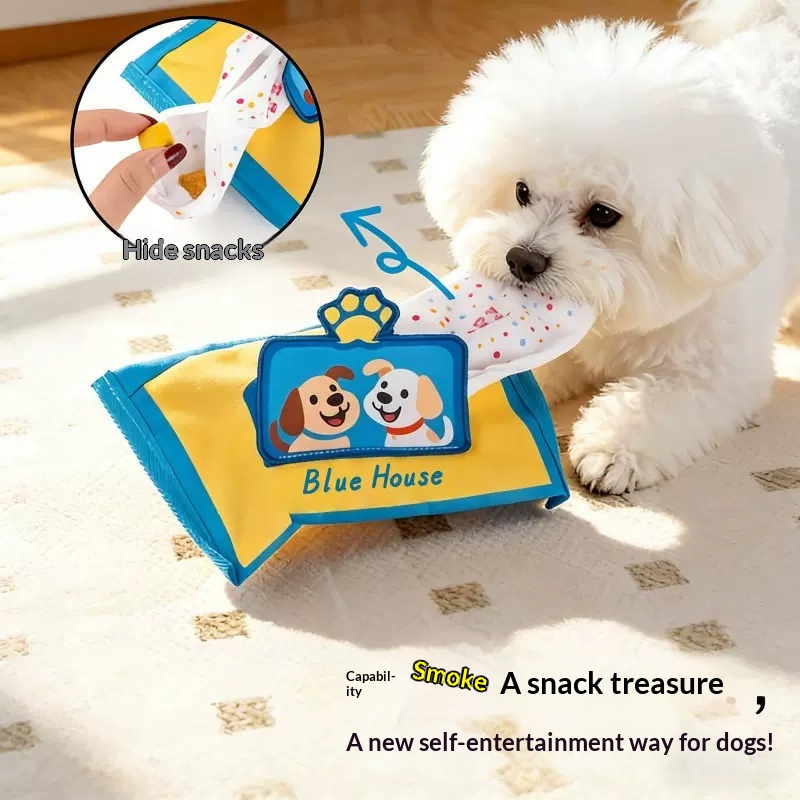 Dog Sniffing Chew Toy Tissue B - Food Energy Snacks reseña y precio