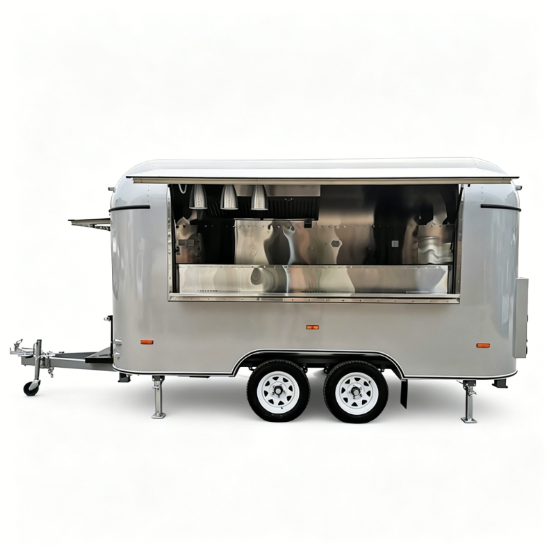 Food Truck Trailer Street Cate - Food In Snacks reseña y precio