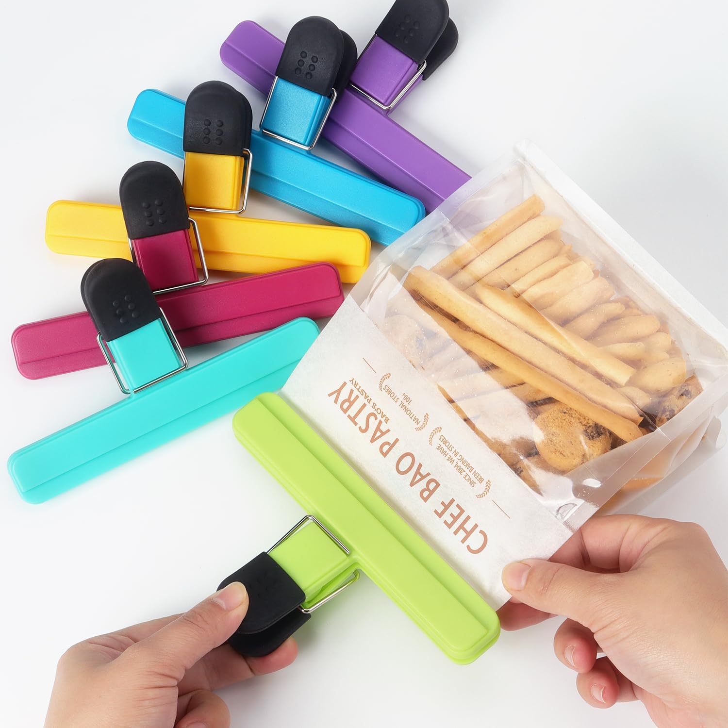 3-12PCS Multi Purpose Sealing  - Food Snacks Wholesale reseña y precio