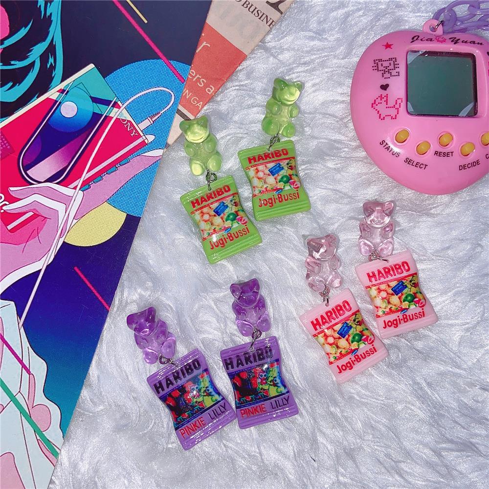 Y2K Mini Candy Bear Colorful D - Food E Snacks reseña y precio