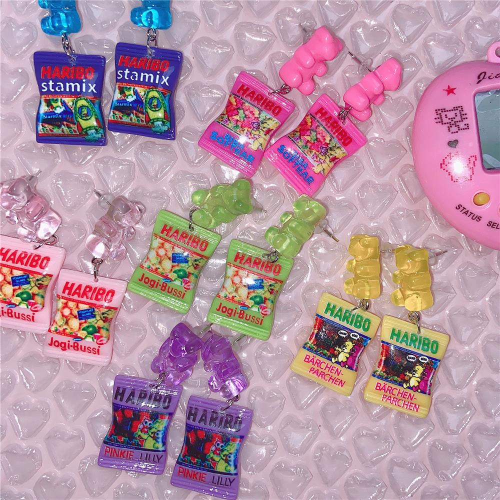 Y2K Mini Candy Bear Colorful D - Food E Snacks reseña y precio