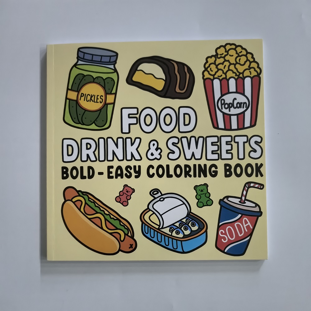 Food Drinks and Desserts Color - Food Y Snacks Coloring Book reseña y precio