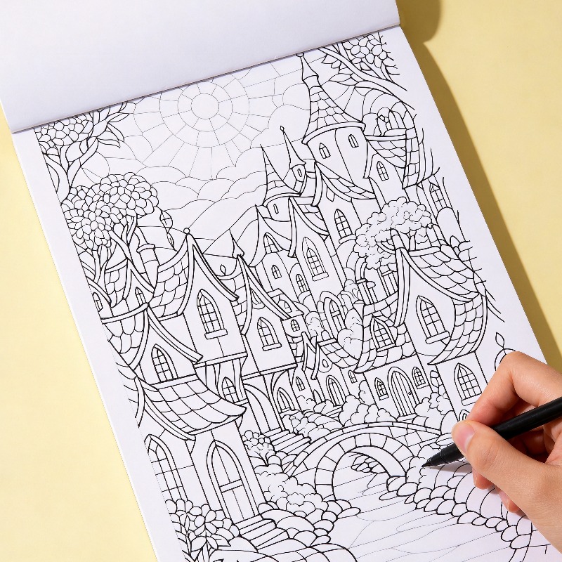 An Adult Decompression and Med - Food Y Snacks Coloring Book reseña y precio
