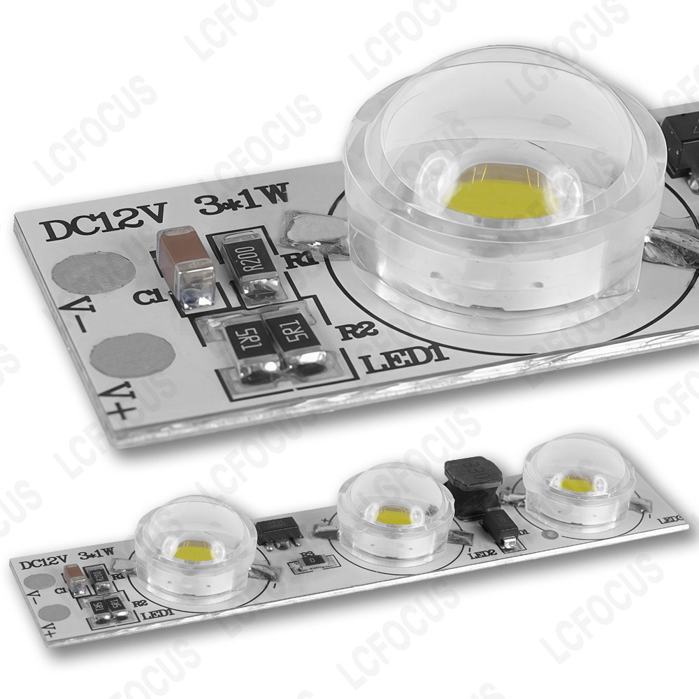 Driverless 3x1W 3x3W LED Chip  - Yellow Food Snacks reseña y precio