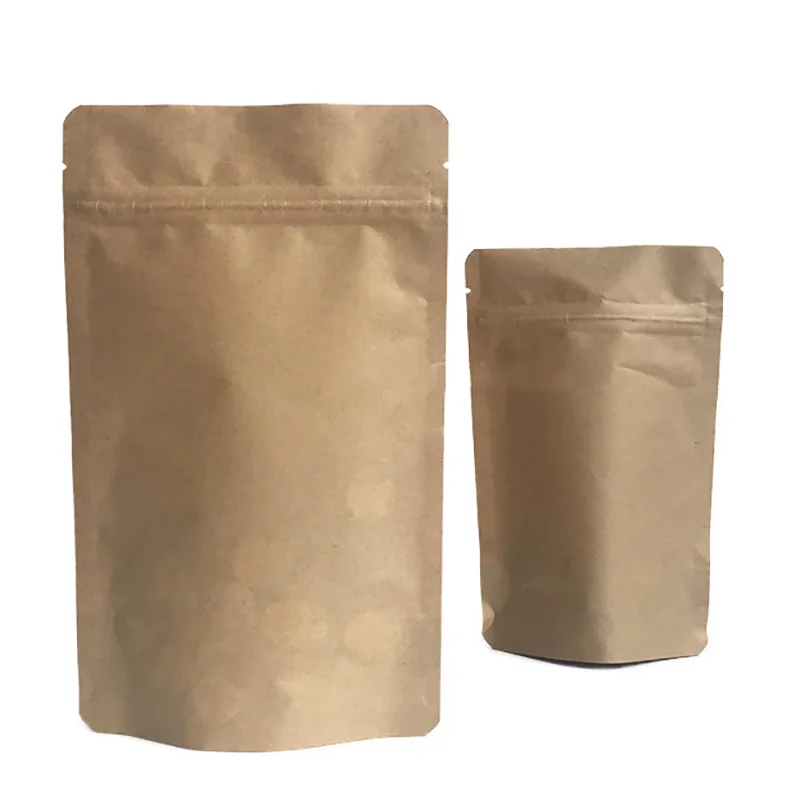 50pcs Resealable Doypack Brown - Food Energy Snacks reseña y precio