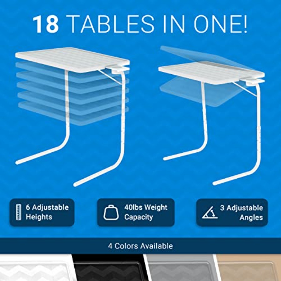 TV Tray Table Portable Desk Fo - Food E Snacks reseña y precio
