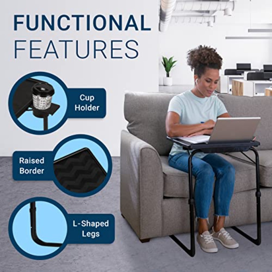 TV Tray Table Portable Desk Fo - Food E Snacks reseña y precio