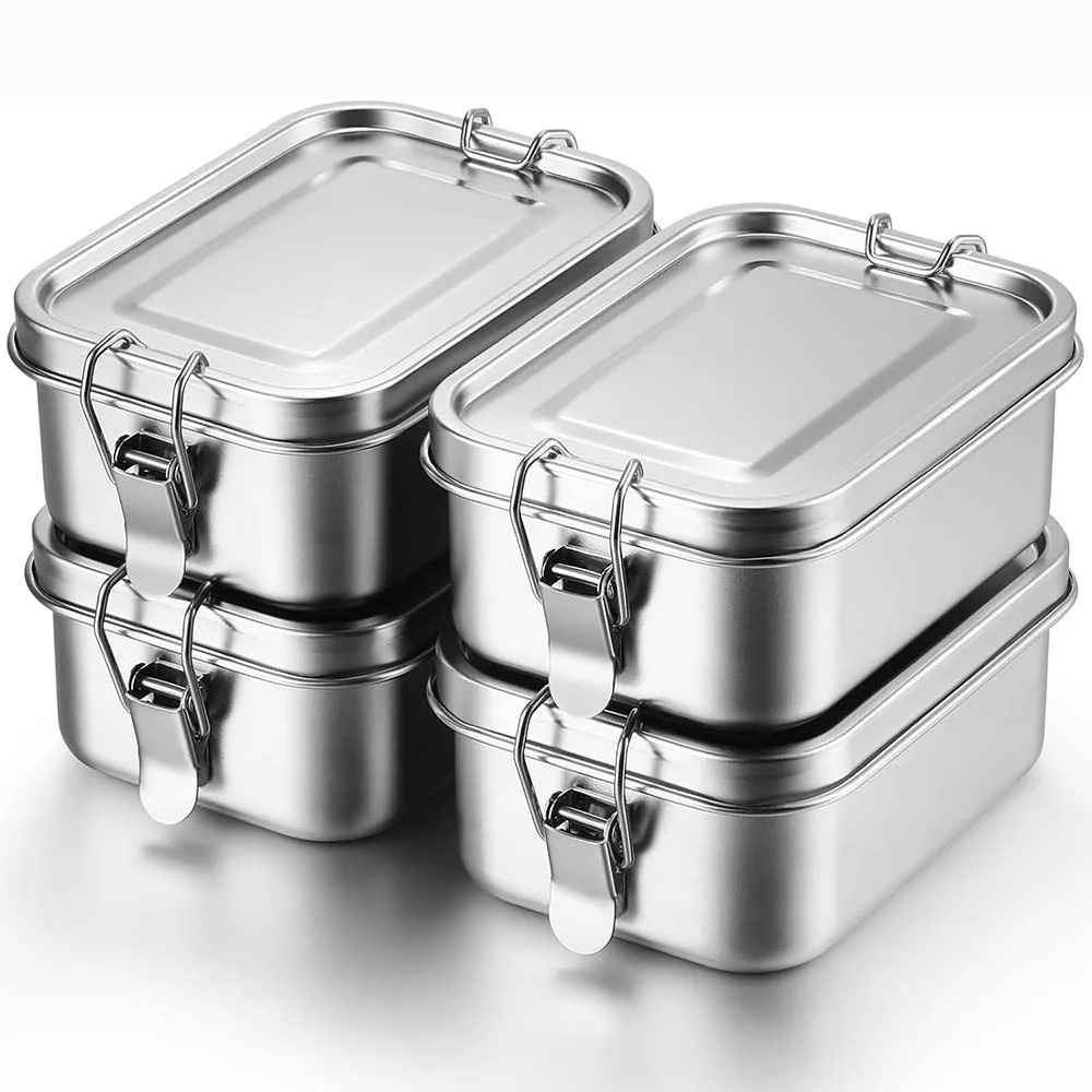 Stainless Steel Bento Box Meta - Food Snacks Wholesale reseña y precio